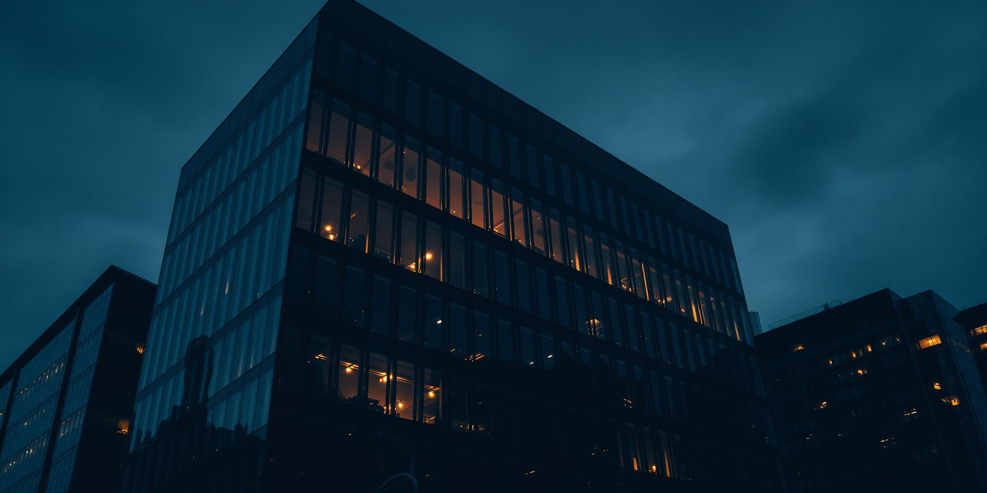 Modern financial building